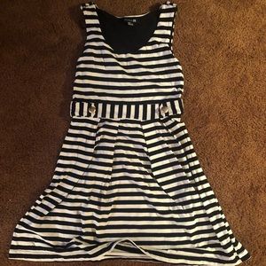Black and Tan tank top dress